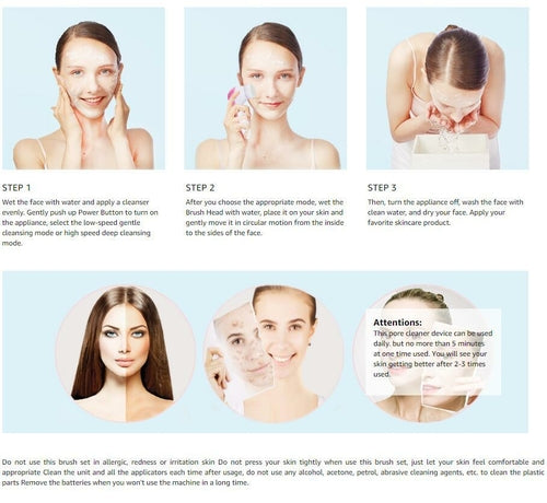 Brosse Nettoyante Visage 5 en 1